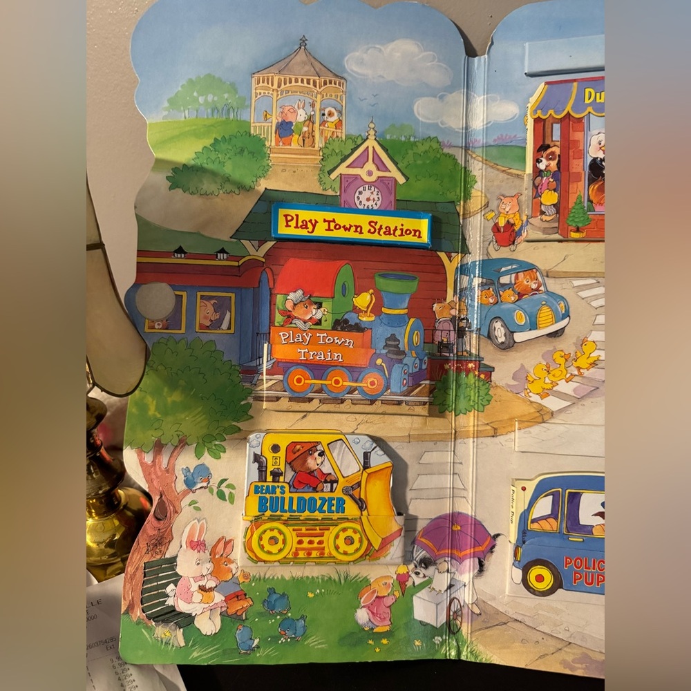 My Big Playtown Kids Puzzle / Playset - Colorful Town Scene - Picture 7 of 7